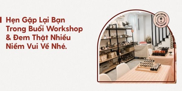 Workshop làm nến thơm