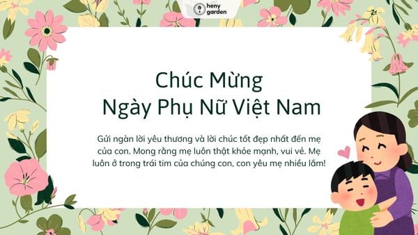 những hình ảnh 20/10 ý nghĩa cho mẹ