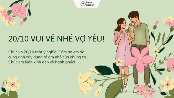 những hình ảnh ngày 20/10 ý nghĩa cho vợ