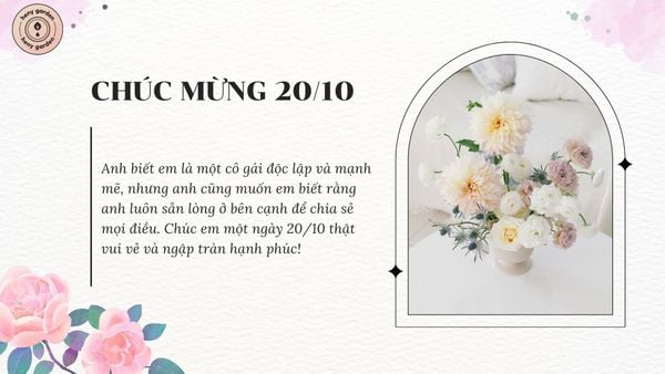 những hình ảnh 20/10 đẹp và ý nghĩa cho người yêu