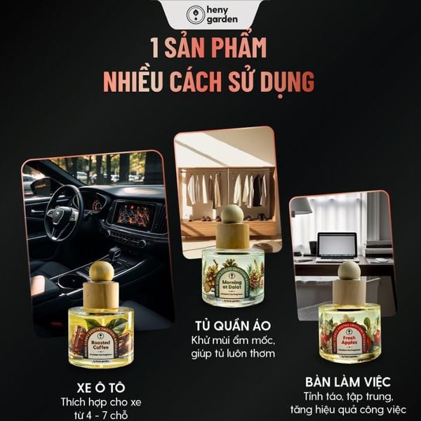công dụng của nước hoa ô tô và cách sử dụng nước hoa trên ô tô