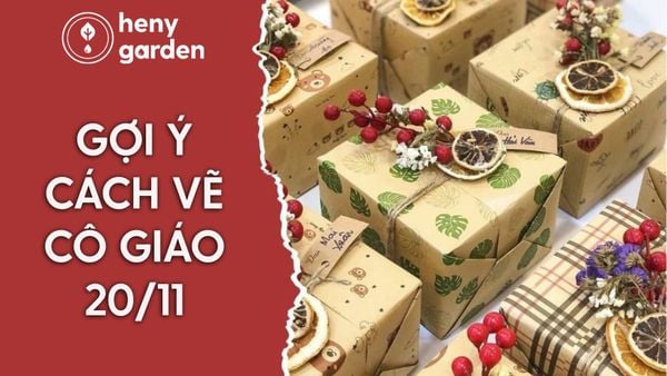 Cách vẽ cô giáo đơn giản ngày 20/11