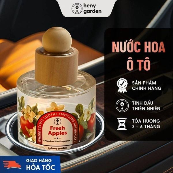 Tặng nước hoa ô tô kết hợp cùng lời chúc sếp 20/10