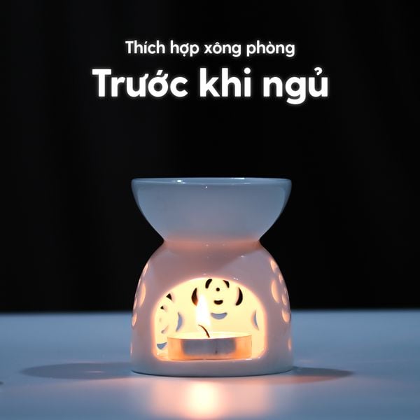 đèn xông tinh dầu bằng nến