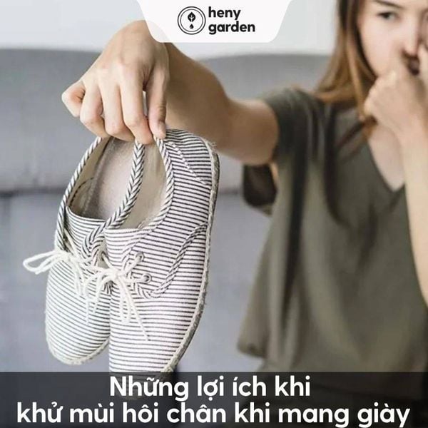 Những lợi ích khi khử mùi hôi chân khi mang giày