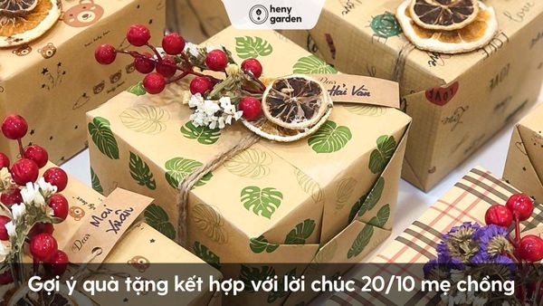 Gợi ý quà tặng kết hợp với lời chúc mừng 20/10 cho mẹ chồng