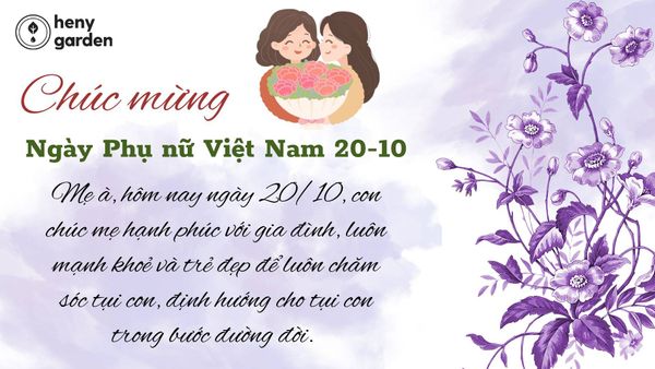 Lời chúc 20/10 cho mẹ chồng chân thành, cảm động