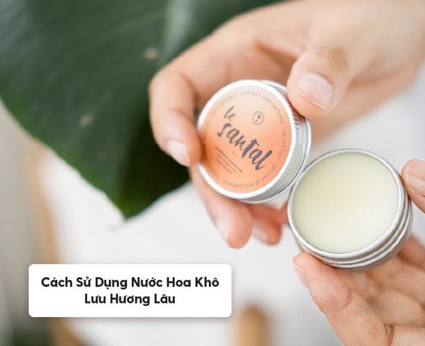 cách sử dụng nước hoa khô