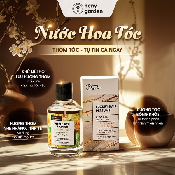 nước hoa tóc, xịt thơm tóc hương nước hoa