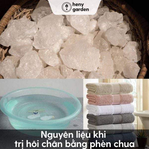 Cách trị hôi chân bằng phèn chua hiệu quả nhất bạn nên biết