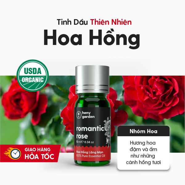 Tinh dầu hoa hồng rose