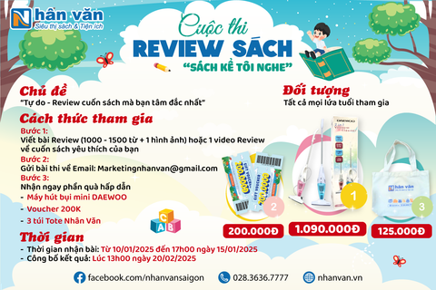 CUỘC THI REVIEW SÁCH 2025: 