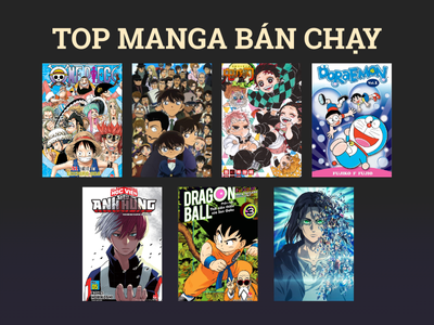 Top Manga Bán Chạy Tại Việt Nam 2025