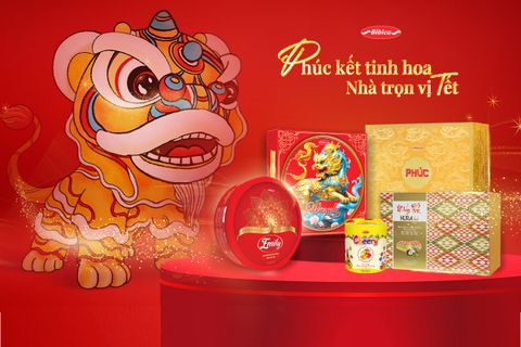 20 bộ sưu tập bánh kẹo Tết 2025 'sang - ngon - chất' của Bibica
