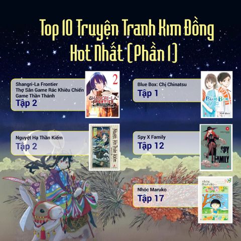 Top 10 Truyện Tranh Kim Đồng Hot Nhất Tháng 4 (Phần 1)