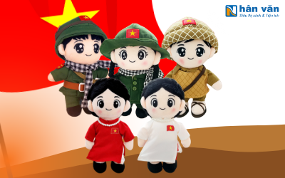 Gấu bông chiến sĩ yêu nước - quà tặng 2.9