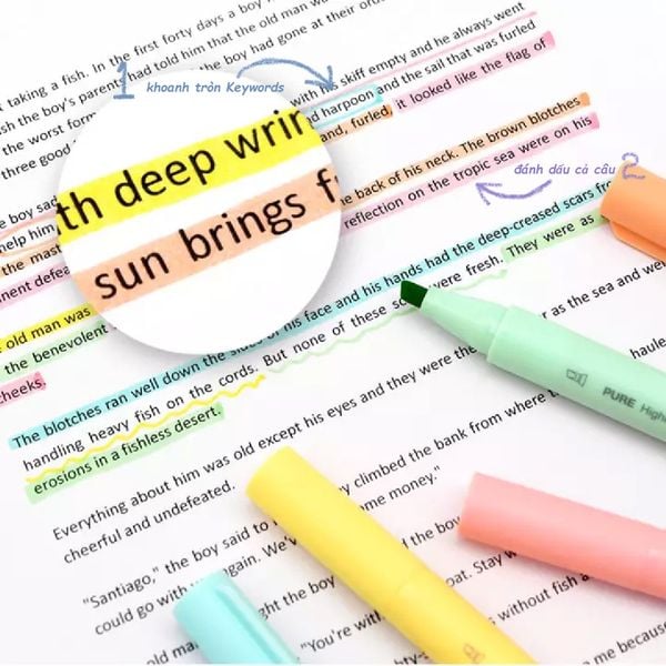 cách sử dụng bút highlight hiệu quả