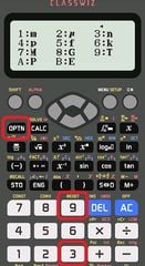 cách viết chữ t trên máy tính Casio