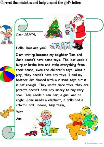viết thư cho ông già Noel