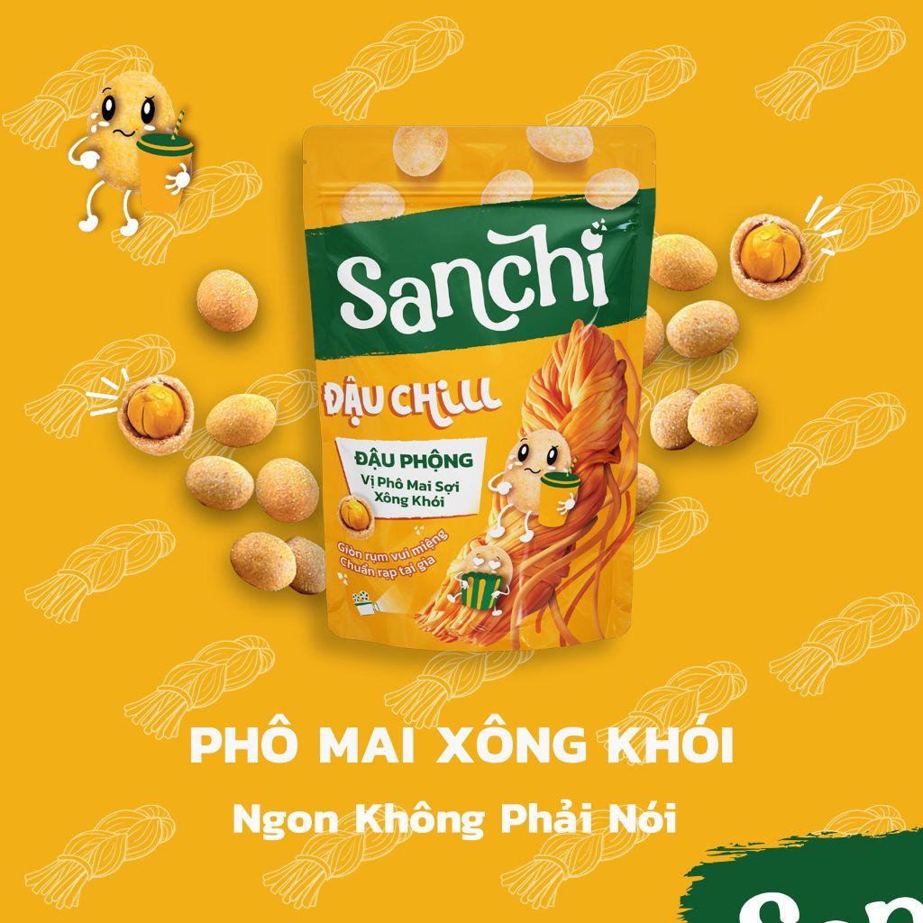 4 vị đậu phộng da cá Sanchi bán chạy nhất của công ty Tata Foods – Siêu ...