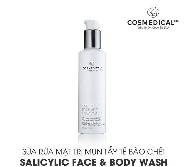 Tăng sức đề kháng cho da mặt với Salicylic Face and Body Wash
