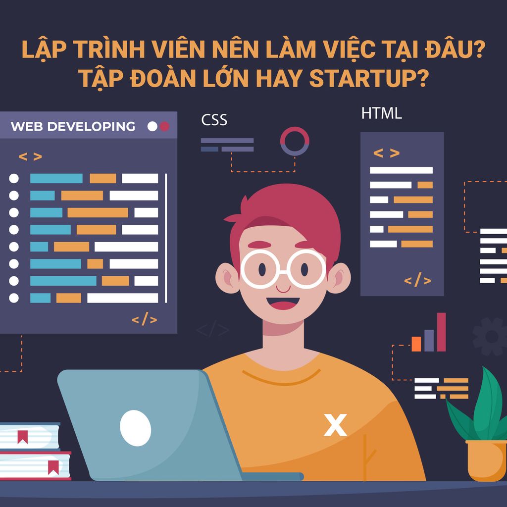 Lập trình viên nên làm việc tại đâu? Tập đoàn lớn hay startup?