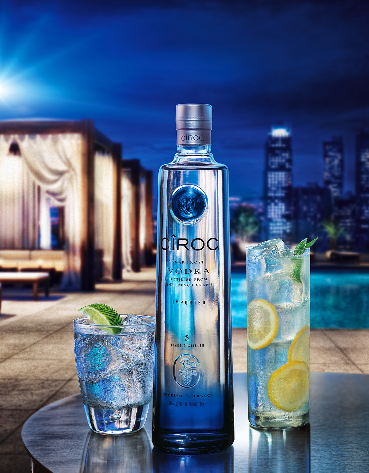 Nguyên liệu và quá trình sản xuất đặc biệt của Ciroc Vodka