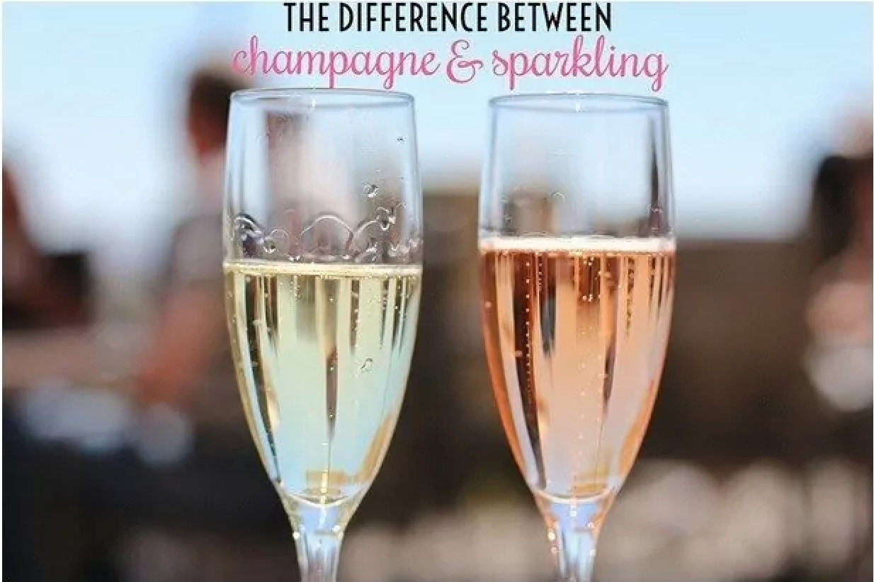 Đâu là sự khác nhau giữa champagne và sparkling?