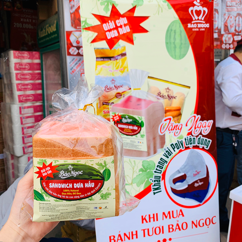 Bánh tươi Bảo Ngọc cho ra đời bánh sandwich “Giải cứu dưa hấu” đầu tiên trên thị trường