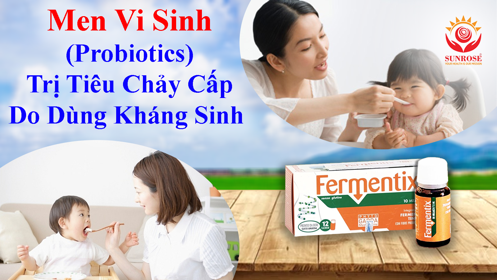 Men Vi Sinh (PROBIOTIC) Trị Tiêu Chảy Cấp Do Dùng Kháng Sinh