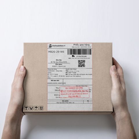 Thông báo về việc giao nhận hàng hoá khi mua Online