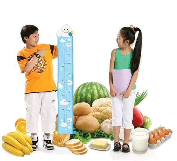 Dinh dưỡng cần thiết để phát triển chiều cao ở trẻ