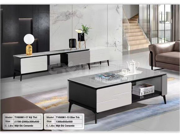 Kệ Tivi Mặt Đá Hiện Đại GR061