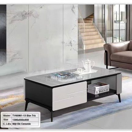 Bàn Trà Mặt Đá Hiện Đại GR061