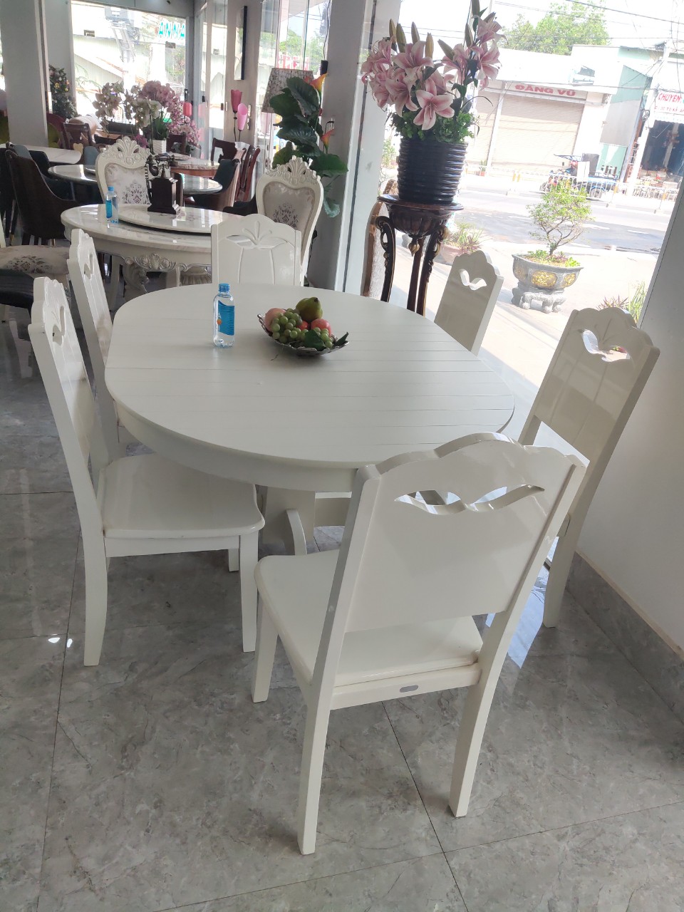Bộ bàn ăn thông minh xếp gọn nhập khẩu GR-OVAN03