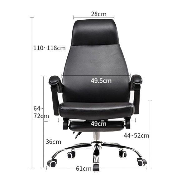 Ghế làm việc có gác chân cao cấp GR304
