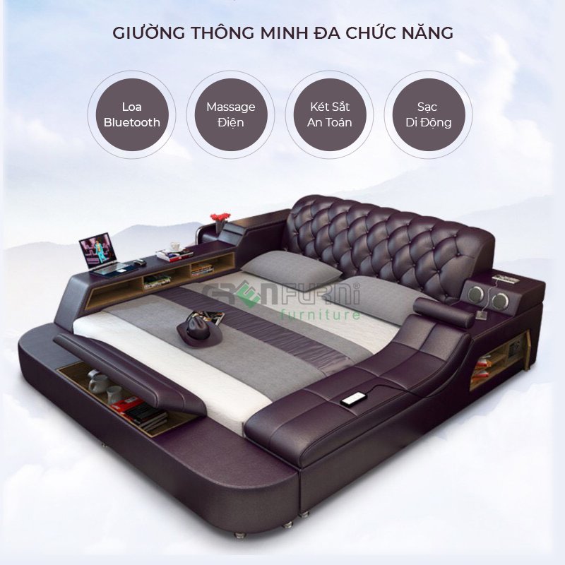 Giường ngủ thông minh đa năng nhập khẩu GR-002