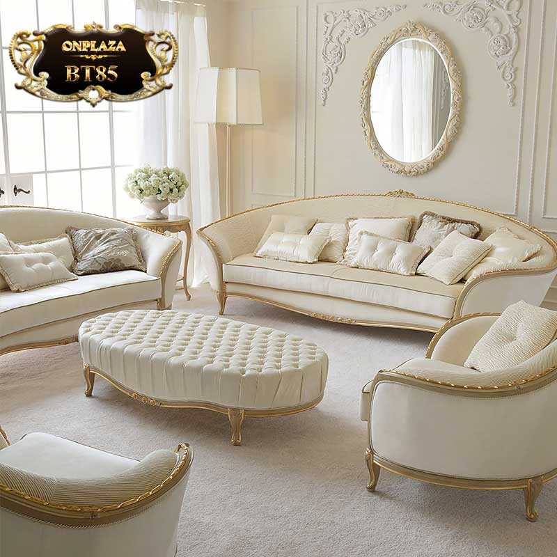 sofa phòng khách tân cổ điển