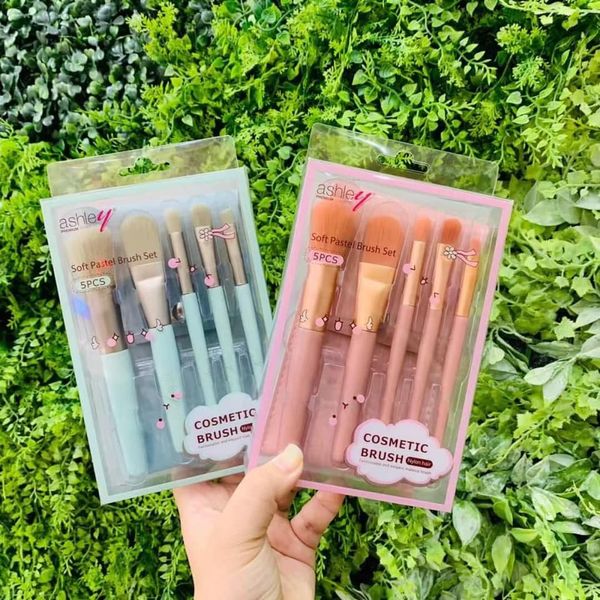 Bộ Cọ 5 Cay Ashley Soft Pastel Brush Set Lam Thảo Cosmetics