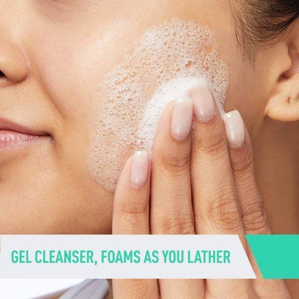 Sữa Rửa Mặt Cho Da Thường Và Da Dầu CeraVe Foaming Facial Cleanser 473 –  Lam Thảo Cosmetics