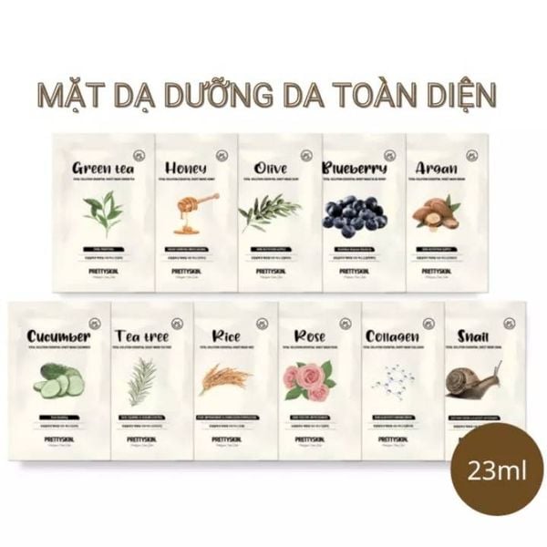 Mặt Nạ Dưỡng Da Pretty Skin Total Solution Essential Sheet Mask – Lam ...