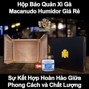 Hộp Bảo Quản Xì Gà Macanudo Humidor - Humidor Chất Lượng Cao Giá Rẻ