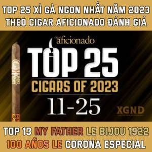 Top 25 Xì Gà Ngon Nhất Năm 2023 - Cigars My Father Chiếm Ngôi Thứ 13