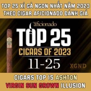 Top 25 Xì Gà Ngon Nhất Thế Giới Năm 2023 - Ashton Chiếm Vị Trí Thứ 15