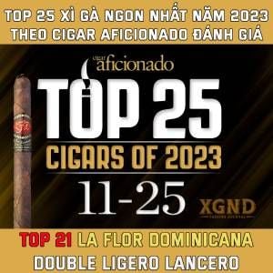 La Flor Dominicana Chiếm Hạng 21 Trên Top 25 Xì Gà Của Năm 2023