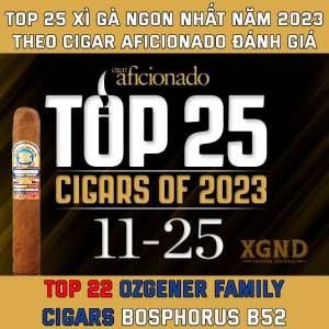 Top 25 Xì Gà Ngon Nhất Năm 2023 - Ozgener Trở Lại Sau 12 Năm