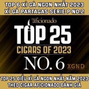 Top 25 Xì Gà Của Năm 2023 - Xì Gà Cuba Partagas Serie P No 2 Hạng 6