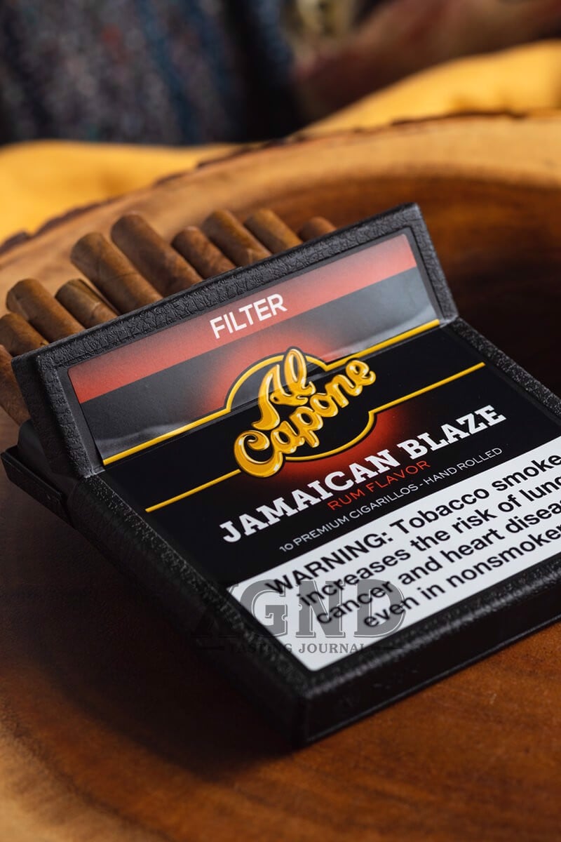 Cigar Mini Al Capone Jamaican Blaze Rum Filter - Xì Gà Đức Chính Hãng - Hộp 10 Điếu