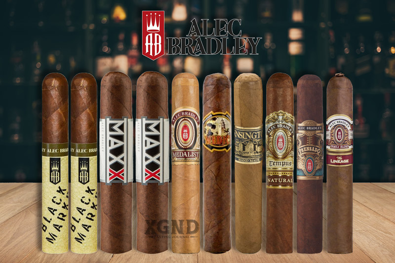 Cigar Alec Bradley 10 Cigar Collection - Combo 10 Điếu Xì Gà Ngon Chính Hãng