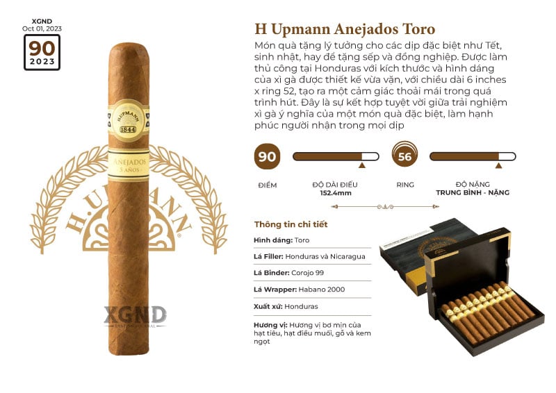 Cigar H Upmann Anejados Toro - Xì Gà Chính Hãng
